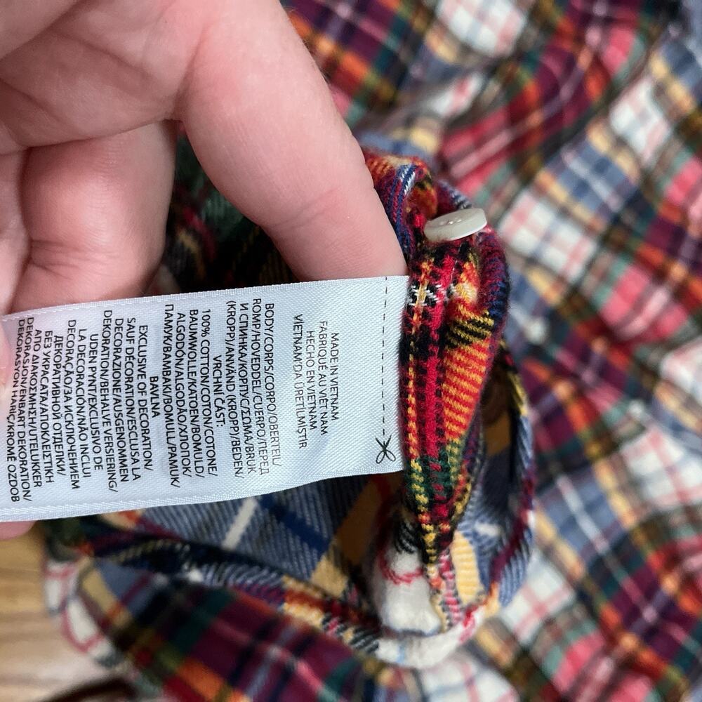 Ralph Lauren Shirt Mens 3XB Plaid Soft Flannel Button Down Pocket Pony Logo - Picture 10 of 10